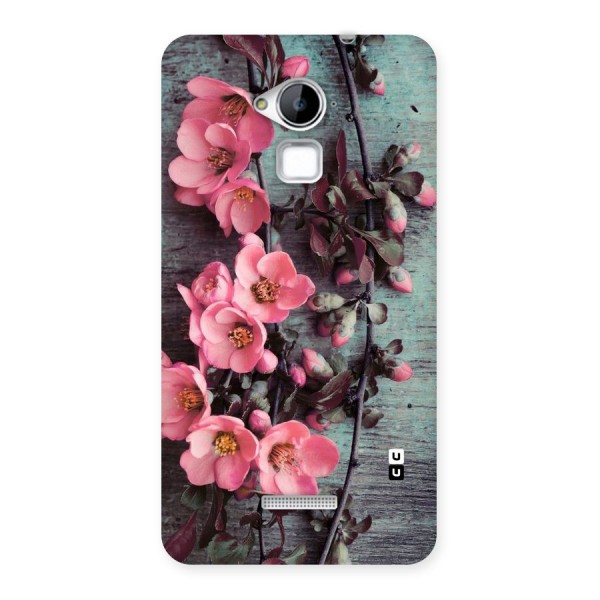 Wooden Floral Pink Back Case for Coolpad Note 3