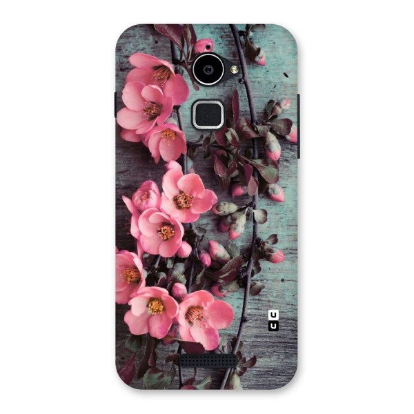 Wooden Floral Pink Back Case for Coolpad Note 3 Lite