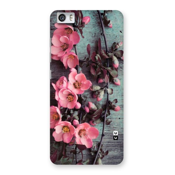 Wooden Floral Pink Back Case for Xiaomi Redmi Mi5