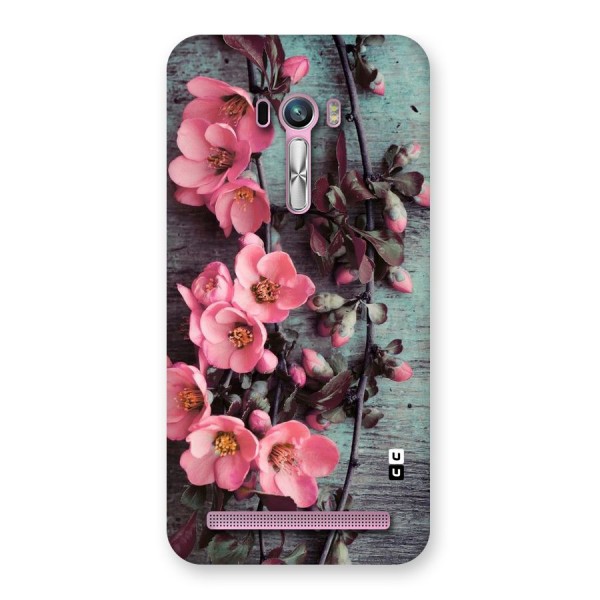 Wooden Floral Pink Back Case for Zenfone Selfie