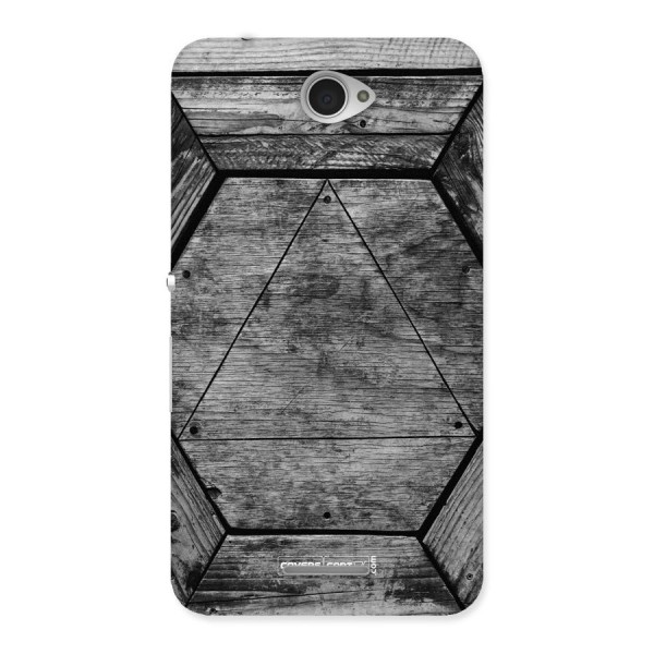 Wooden Hexagon Back Case for Sony Xperia E4