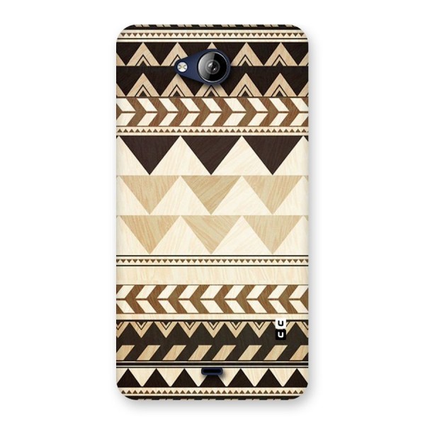Wooden Printed Chevron Back Case for Canvas Play Q355