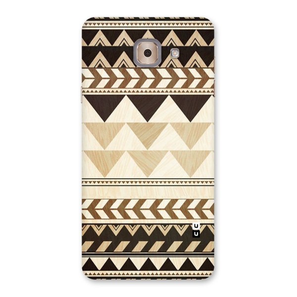 Wooden Printed Chevron Back Case for Galaxy J7 Max