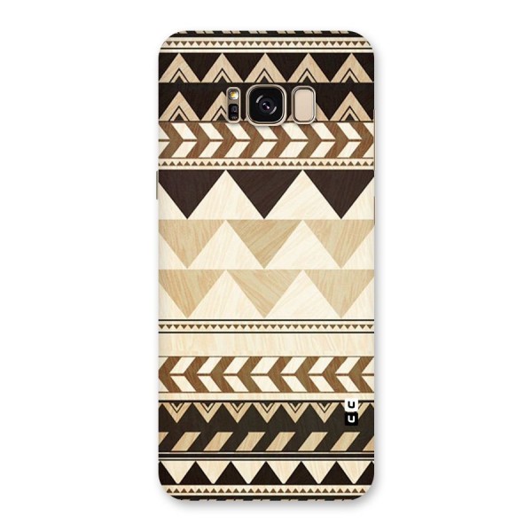 Wooden Printed Chevron Back Case for Galaxy S8 Plus