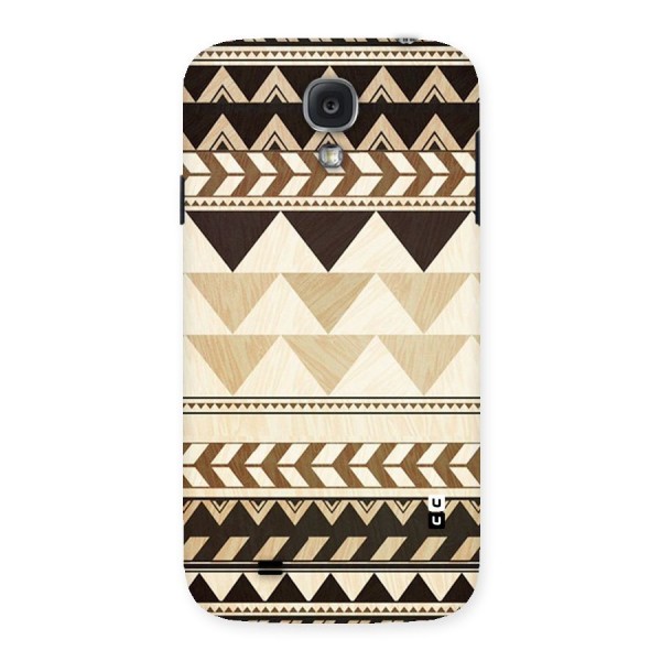 Wooden Printed Chevron Back Case for Samsung Galaxy S4