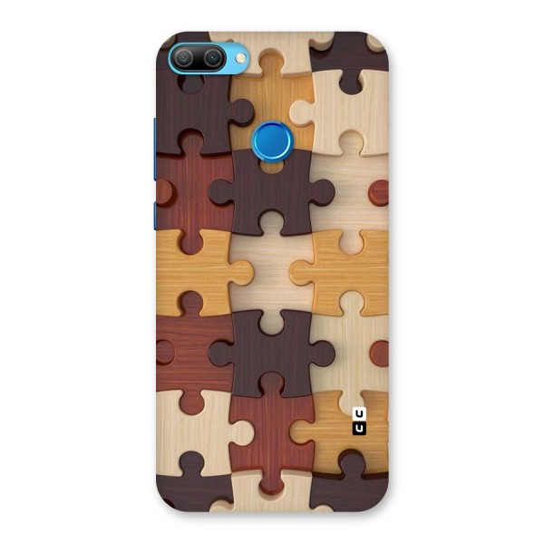 Wooden Puzzle (Printed) Back Case for Honor 9N