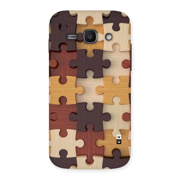 Wooden Puzzle (Printed) Back Case for Galaxy Ace 3