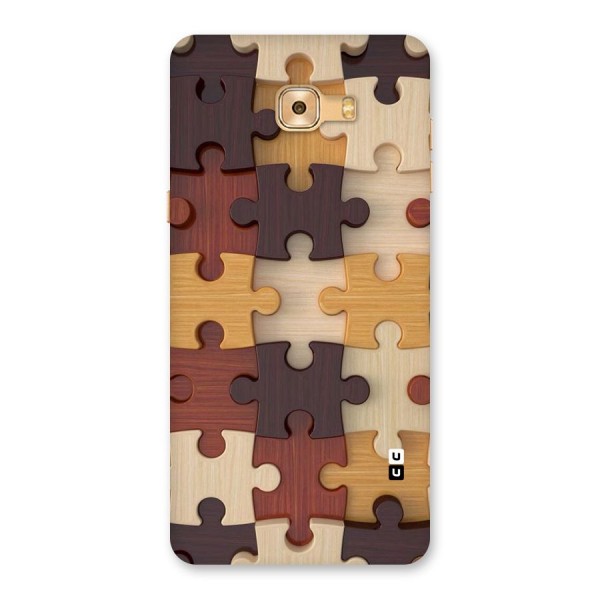 Wooden Puzzle (Printed) Back Case for Galaxy C9 Pro