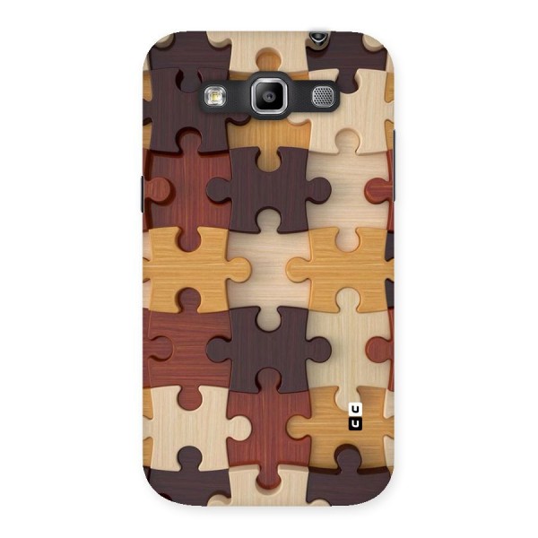 Wooden Puzzle (Printed) Back Case for Galaxy Grand Quattro
