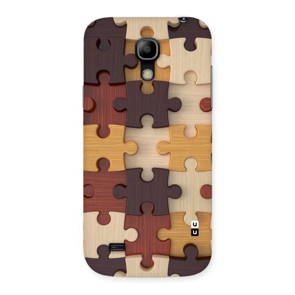 Wooden Puzzle (Printed) Back Case for Galaxy S4 Mini