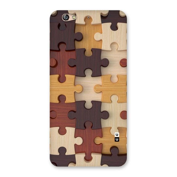 Wooden Puzzle (Printed) Back Case for Gionee S6