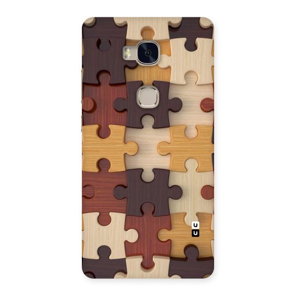 Wooden Puzzle (Printed) Back Case for Huawei Honor 5X