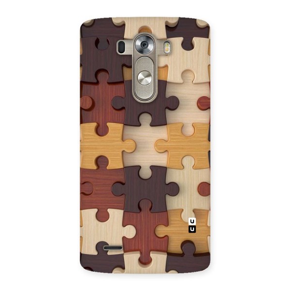 Wooden Puzzle (Printed) Back Case for LG G3