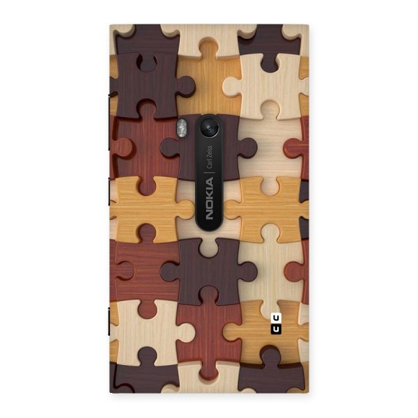 Wooden Puzzle (Printed) Back Case for Lumia 920