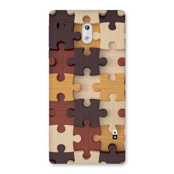Wooden Puzzle (Printed) Back Case for Nokia 3