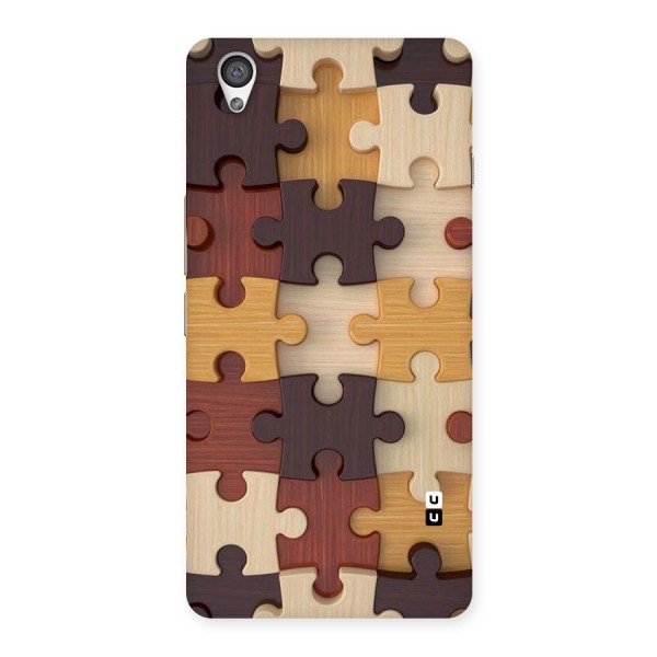 Wooden Puzzle (Printed) Back Case for OnePlus X