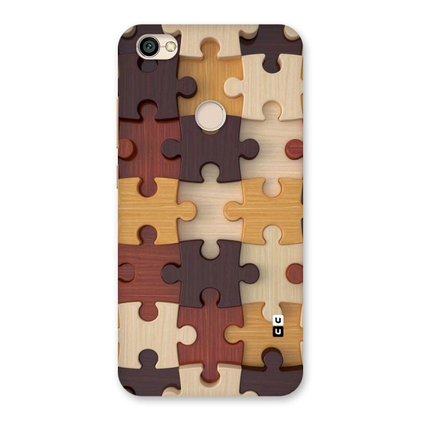 Wooden Puzzle (Printed) Back Case for Redmi Y1 2017