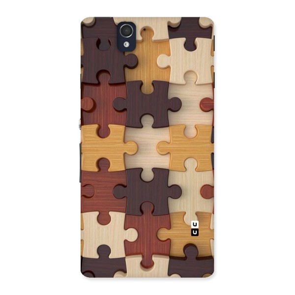 Wooden Puzzle (Printed) Back Case for Sony Xperia Z