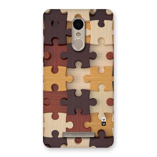 Wooden Puzzle (Printed) Back Case for Xiaomi Redmi Note 3