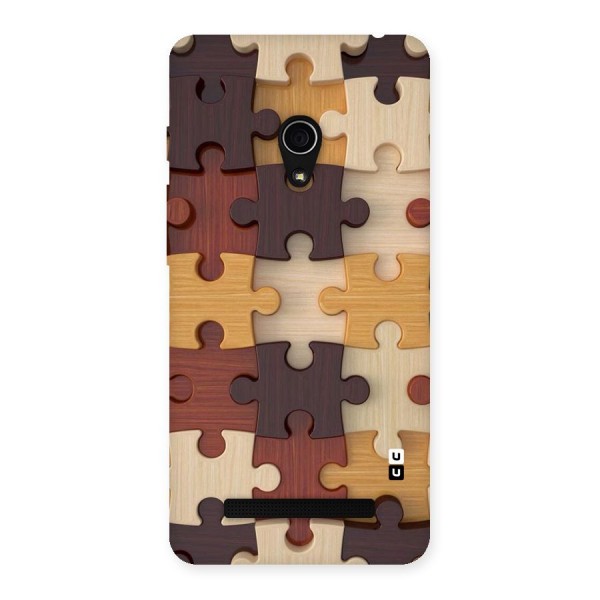Wooden Puzzle (Printed) Back Case for Zenfone 5