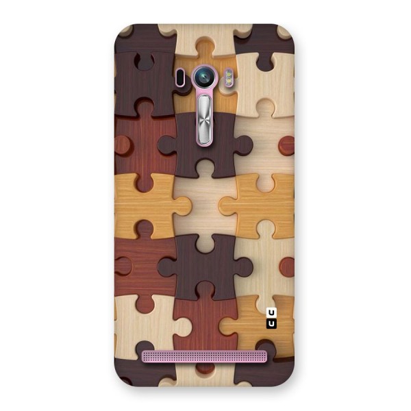 Wooden Puzzle (Printed) Back Case for Zenfone Selfie