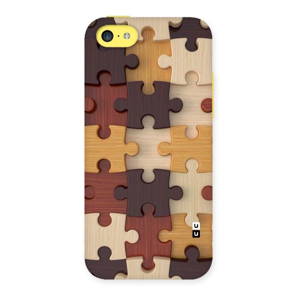 Wooden Puzzle (Printed) Back Case for iPhone 5C