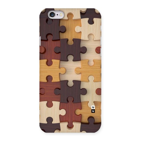 Wooden Puzzle (Printed) Back Case for iPhone 6 6S