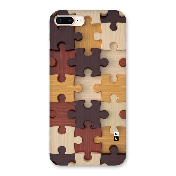Wooden Puzzle (Printed) Back Case for iPhone 8 Plus