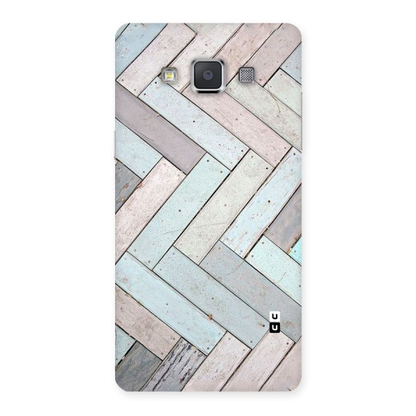 Wooden ZigZag Design Back Case for Galaxy Grand 3