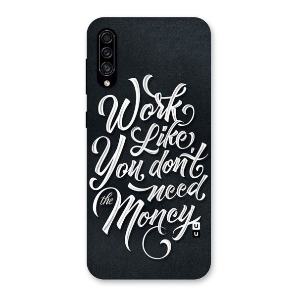 Work Like King Back Case for Galaxy A30s