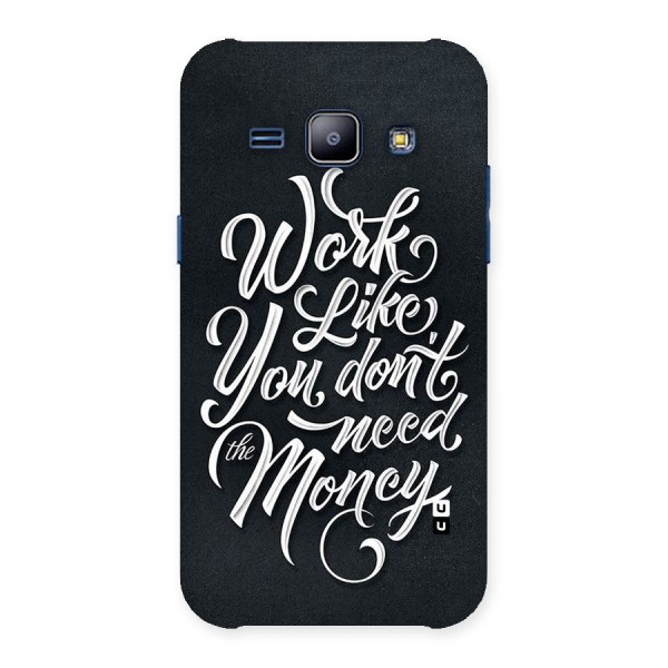 Work Like King Back Case for Galaxy J1