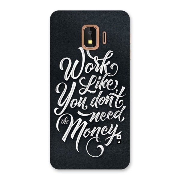 Work Like King Back Case for Galaxy J2 Core