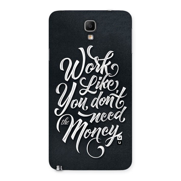 Work Like King Back Case for Galaxy Note 3 Neo