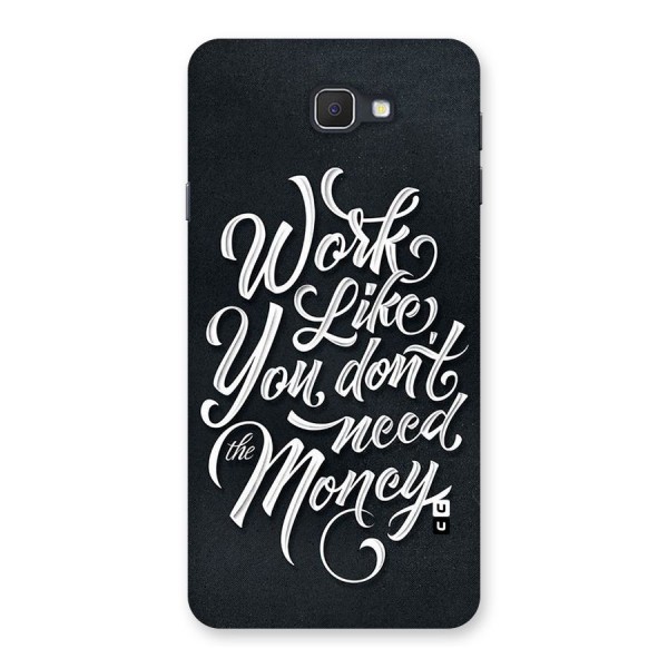 Work Like King Back Case for Galaxy On7 2016