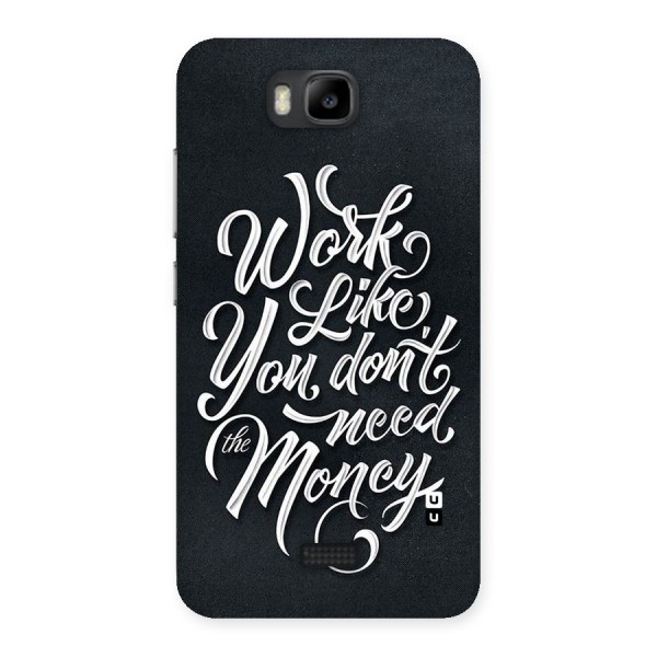 Work Like King Back Case for Honor Bee