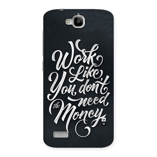 Work Like King Back Case for Honor Holly