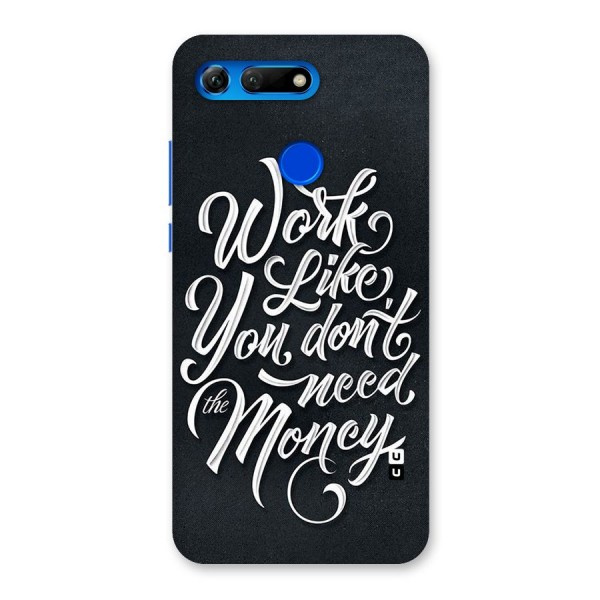 Work Like King Back Case for Honor View 20