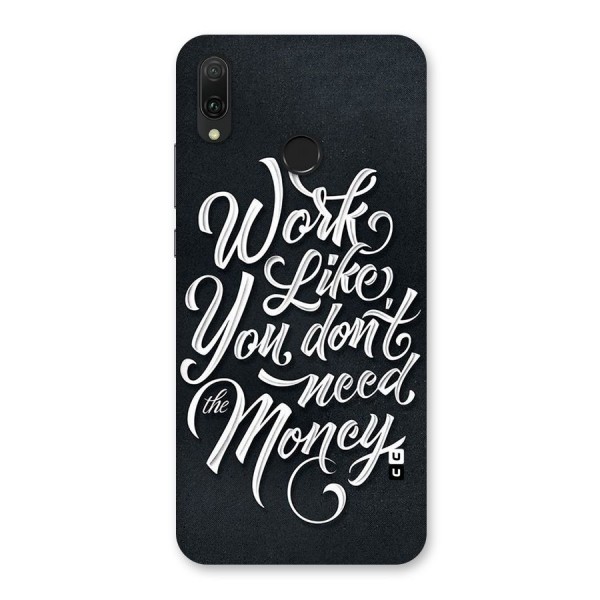 Work Like King Back Case for Huawei Y9 (2019)