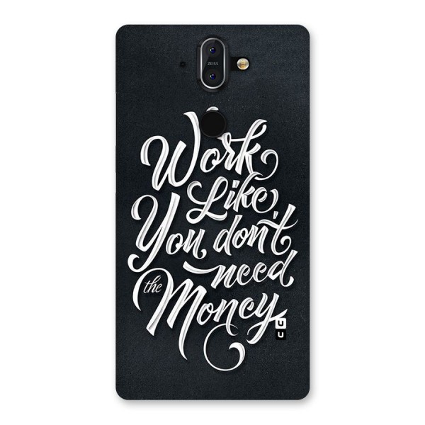 Work Like King Back Case for Nokia 8 Sirocco