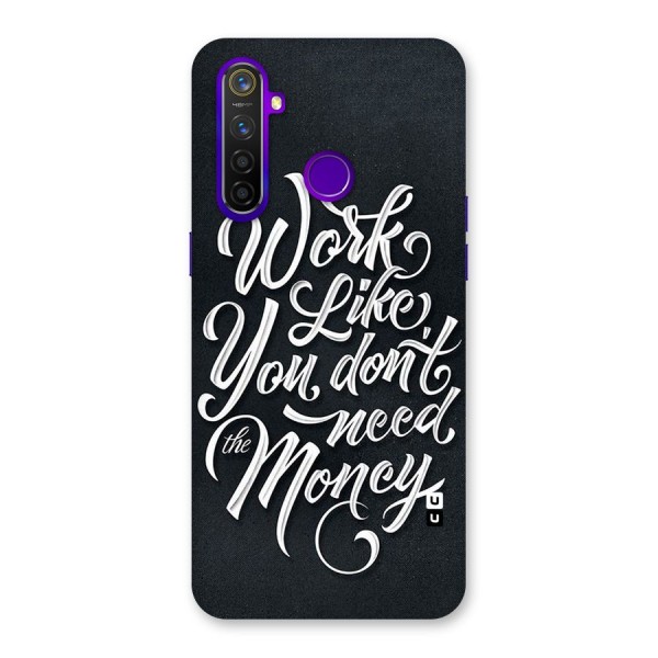 Work Like King Back Case for Realme 5 Pro