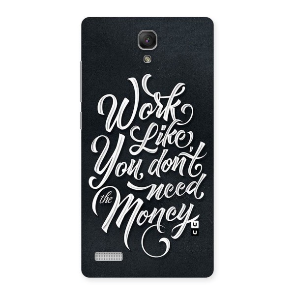 Work Like King Back Case for Redmi Note