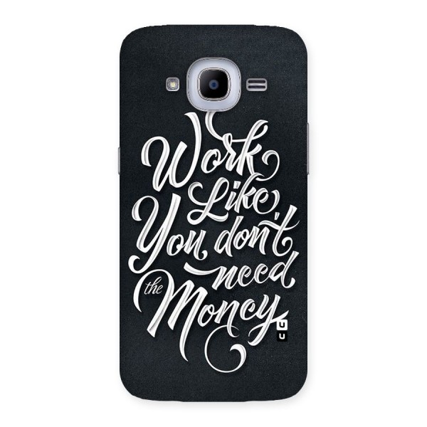 Work Like King Back Case for Samsung Galaxy J2 Pro