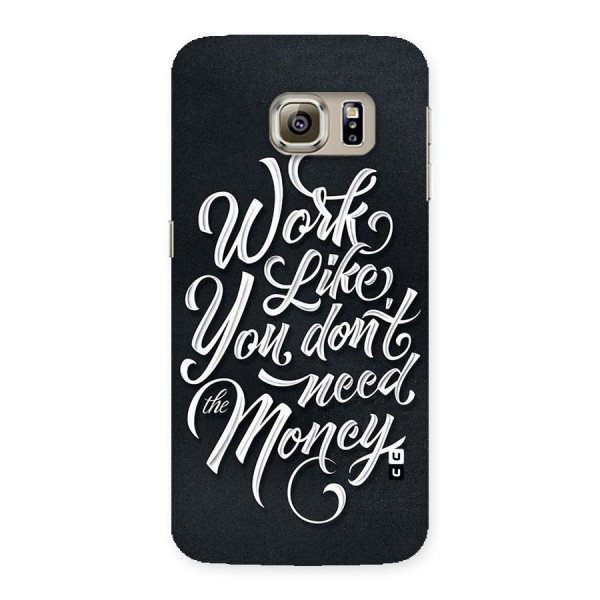 Work Like King Back Case for Samsung Galaxy S6 Edge