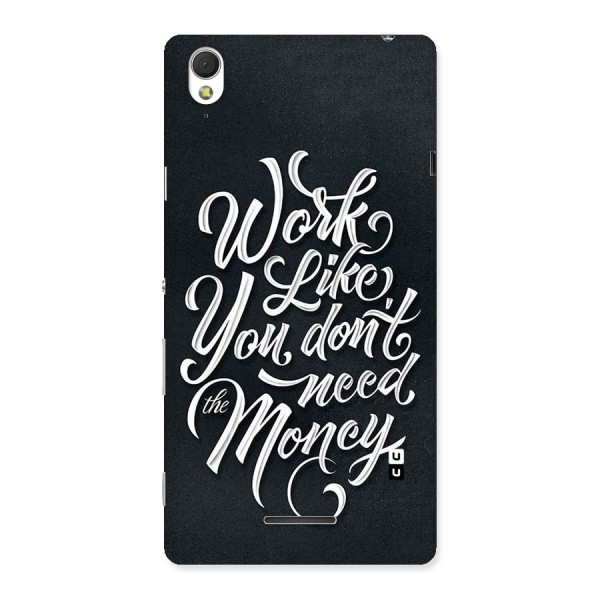 Work Like King Back Case for Sony Xperia T3