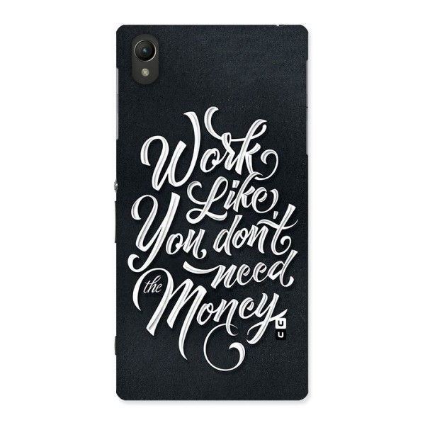 Work Like King Back Case for Sony Xperia Z1