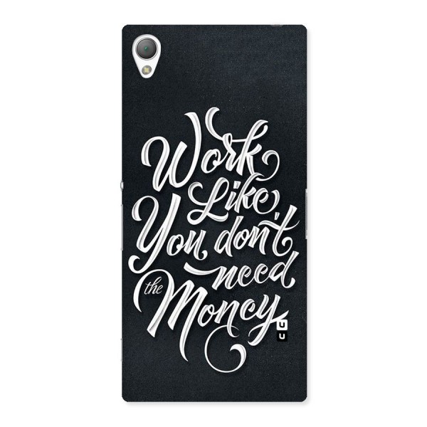 Work Like King Back Case for Sony Xperia Z3