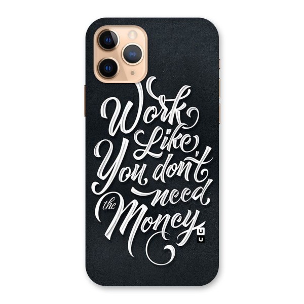 Work Like King Back Case for iPhone 11 Pro