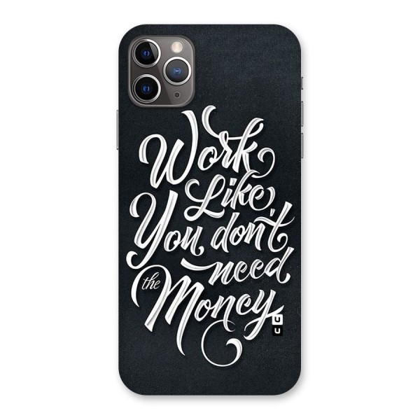 Work Like King Back Case for iPhone 11 Pro Max