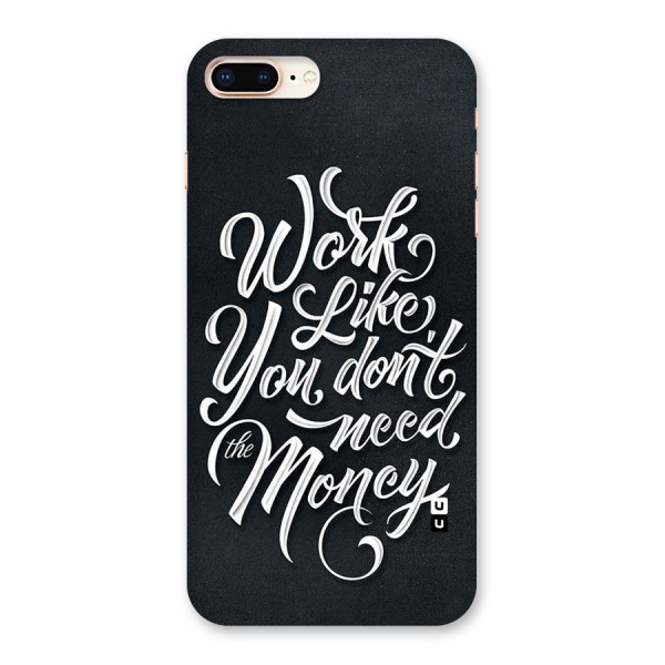 Work Like King Back Case for iPhone 8 Plus