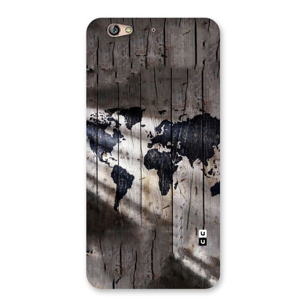 World Map Wood Design Back Case for Gionee S6